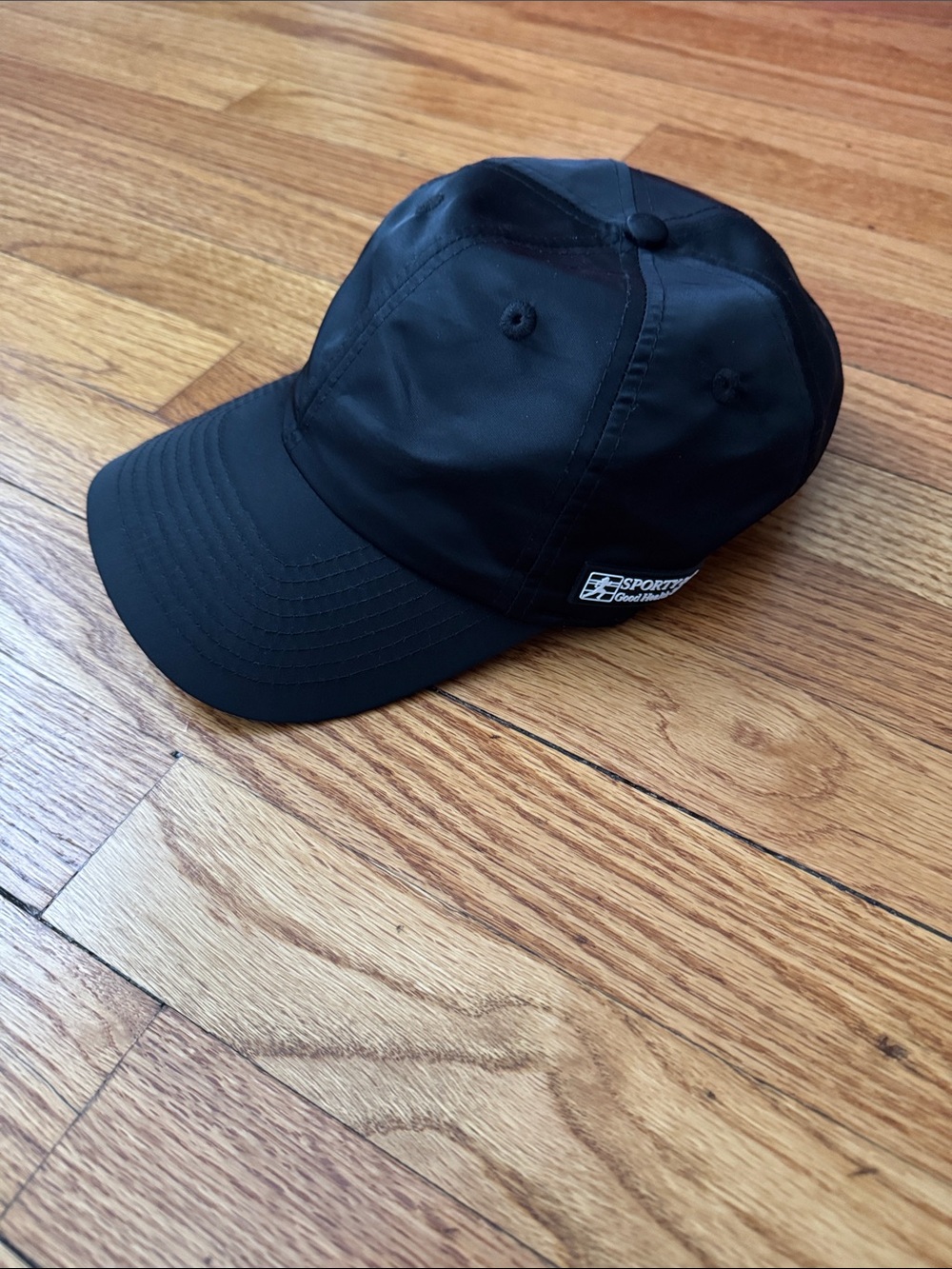 Sporty & Rich Black Baseball Cap